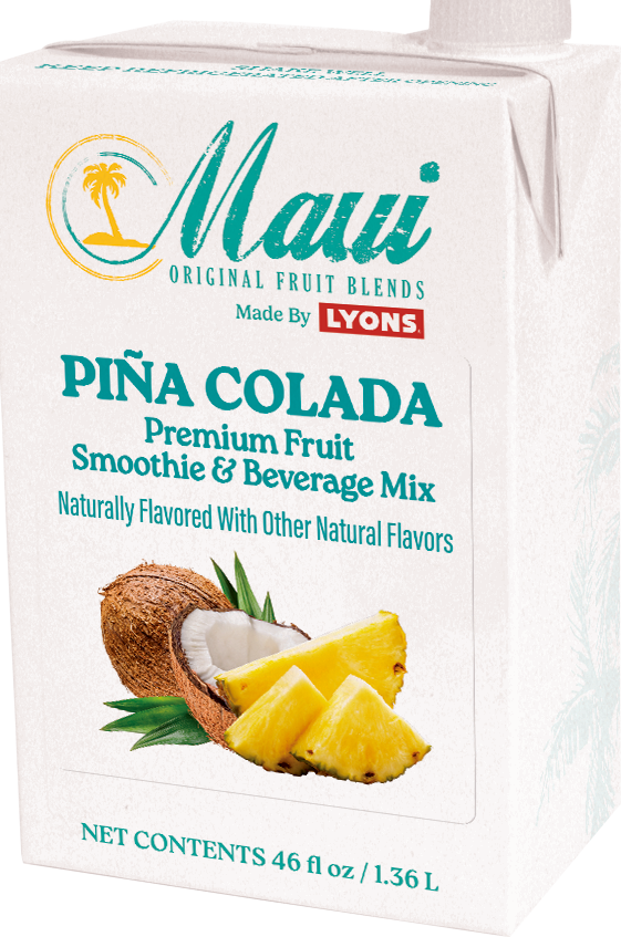 Maui Pina Colada Smoothie Mix - Cocktails, Crafted Beverages