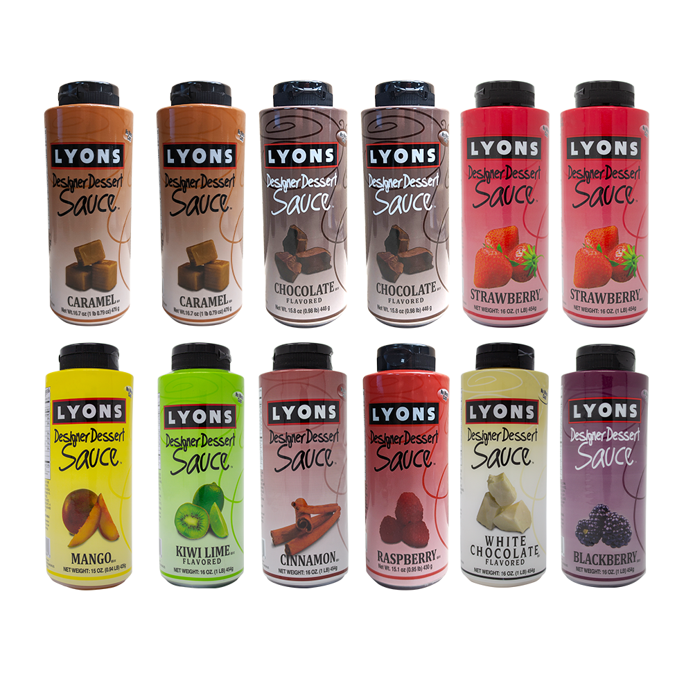 Assorted Pack of Dessert Sauces