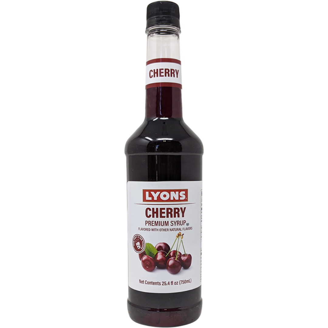 Lyons Cherry Beverage Syrup Crafted Beverages, Cocktail Syrups