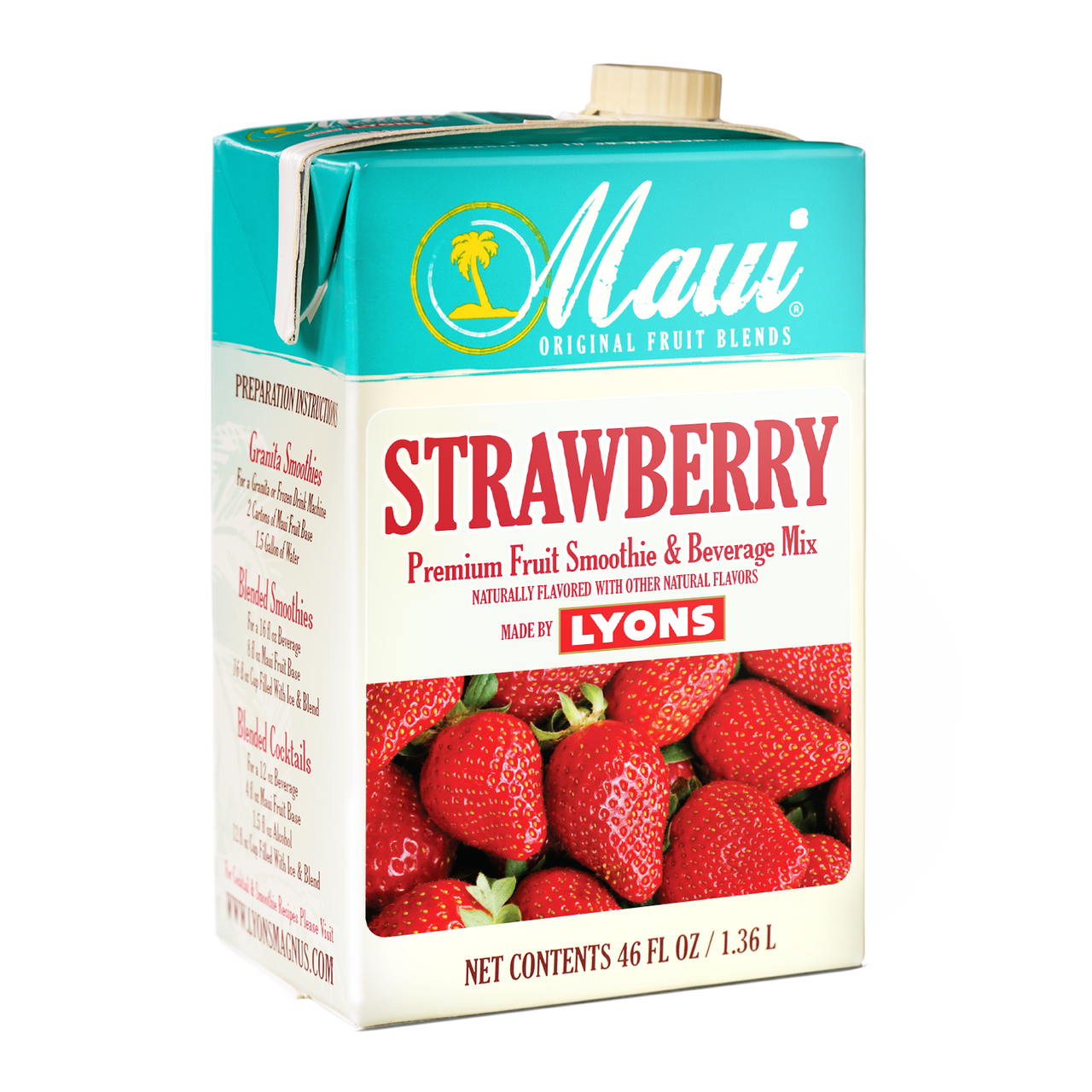 Maui Strawberry Smoothie Mix - Crafted Beverages, Smoothies, Milkshake –  Lyons Store