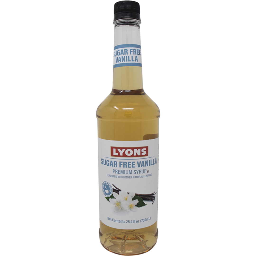 Lyons Sugar Free Vanilla Beverage Syrup Crafted Beverages Cocktails 9019